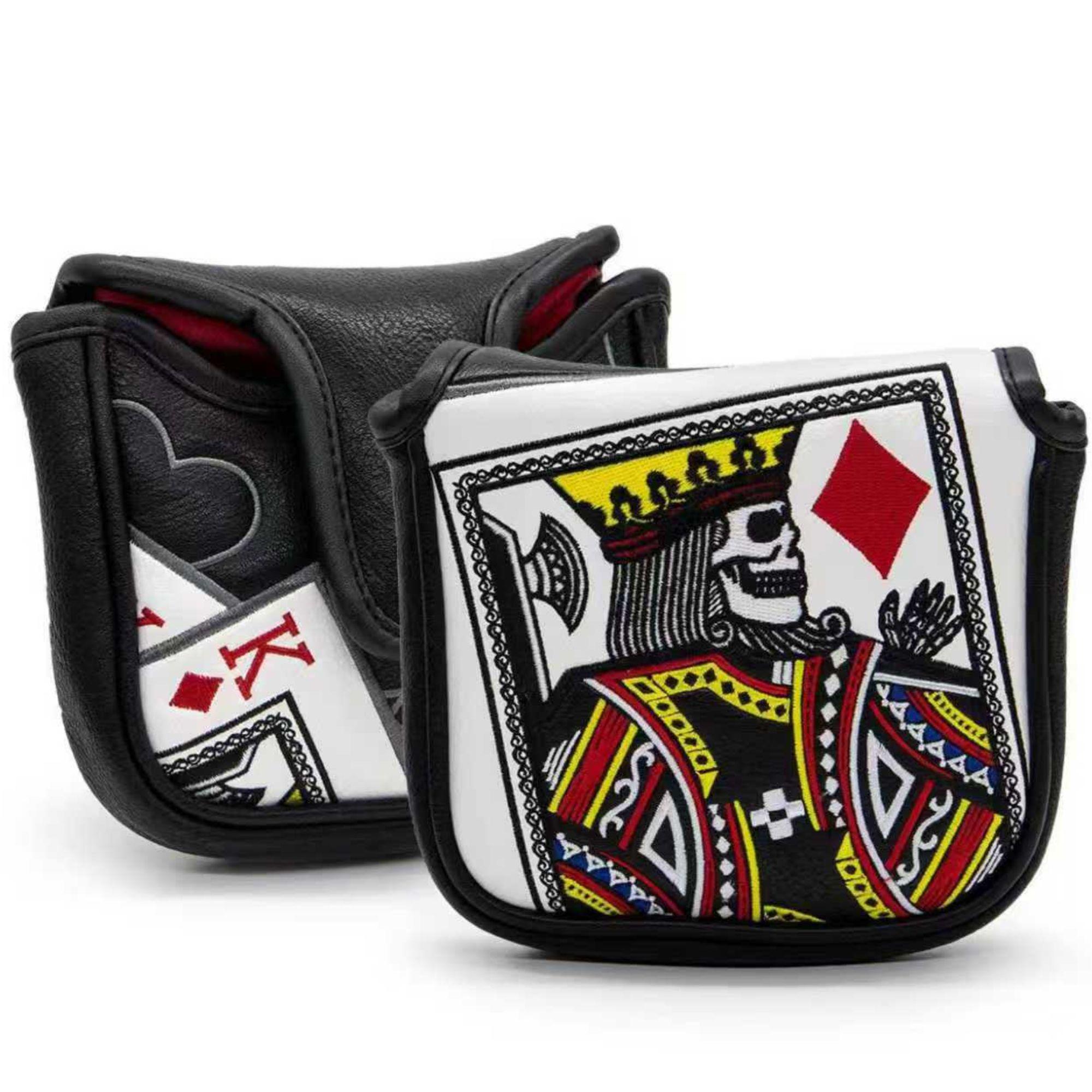 Golf Equipment And Accessories - King Of Hearts geborduurde hamerputter met