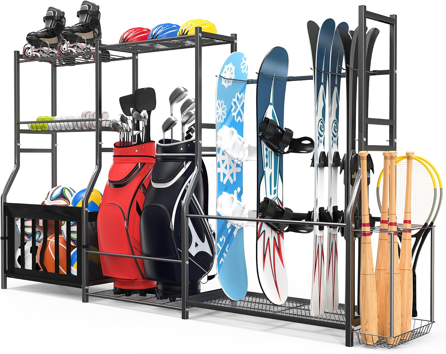 Golf Equipment And Gear - Sportuitrusting Organizer Golftasstandaard, Vrijstaand Ski- en