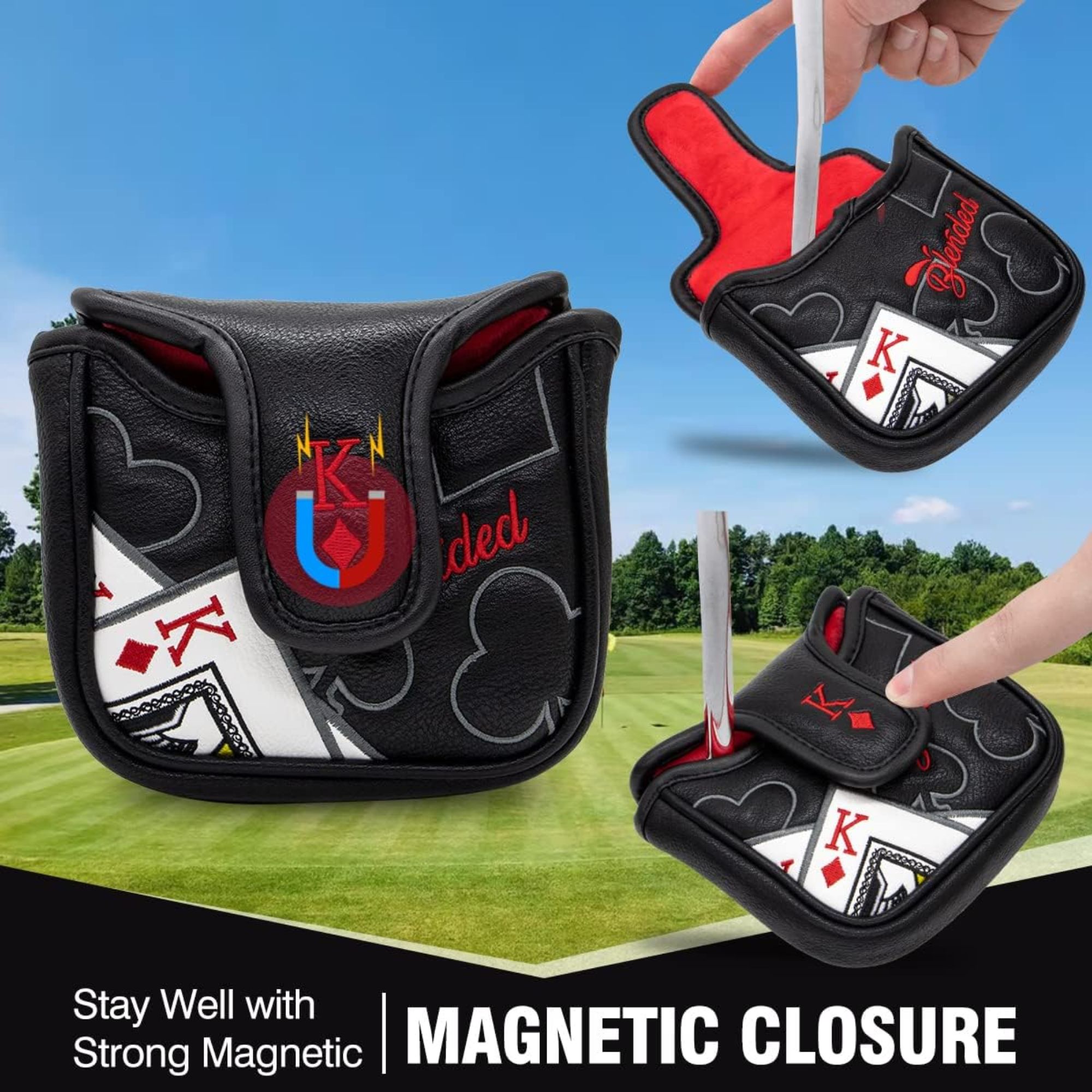 King Of Hearts geborduurde ham - Golf Equipment And Accessories recensie en prijs