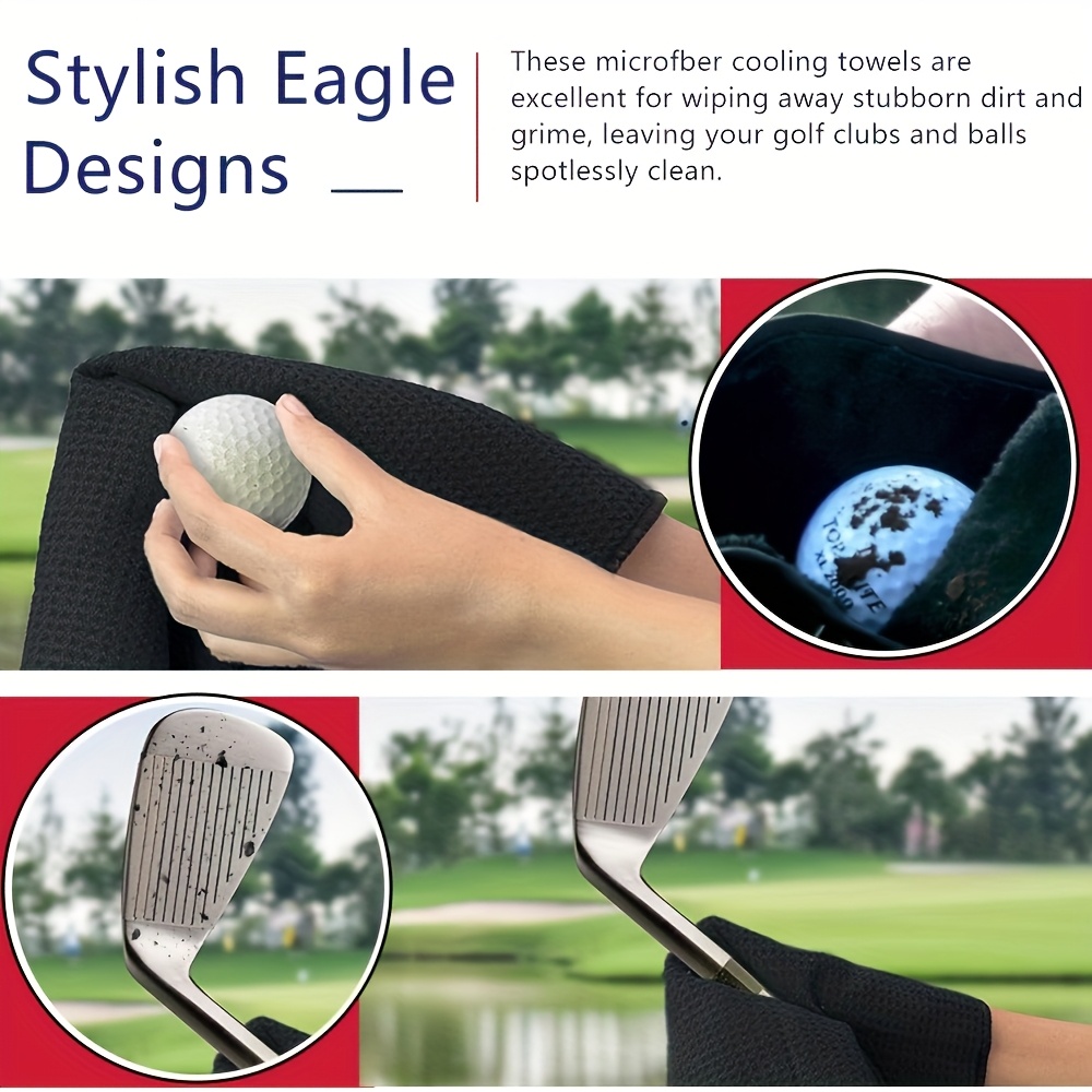 Premium golfhanddoek met clip  - Golf Towel Waffle recensie en prijs
