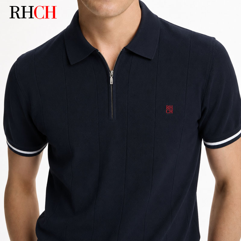RHCH Heren Half Zip Polo Shirt - Golf Equipment Logo recensie en prijs