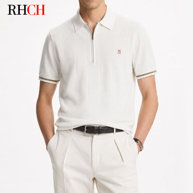 RHCH Heren Half Zip Polo Shirt - Golf Equipment Logo recensie en prijs