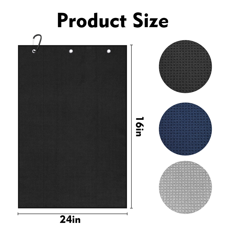 Microfiber golfhanddoek met ka - Golf Towel Waffle recensie en prijs