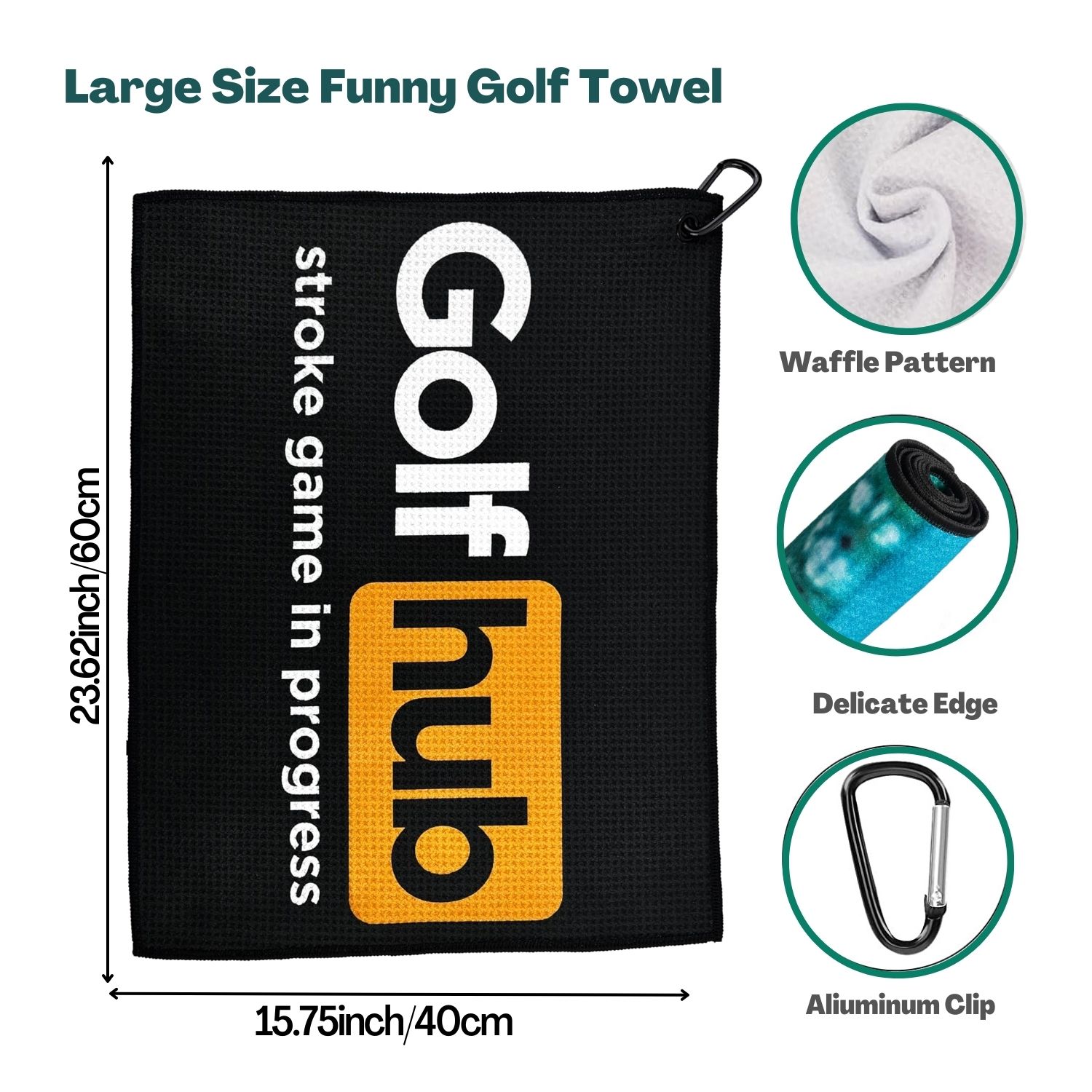 Grappige microvezel premium go - Golf Towel Waffle recensie en prijs