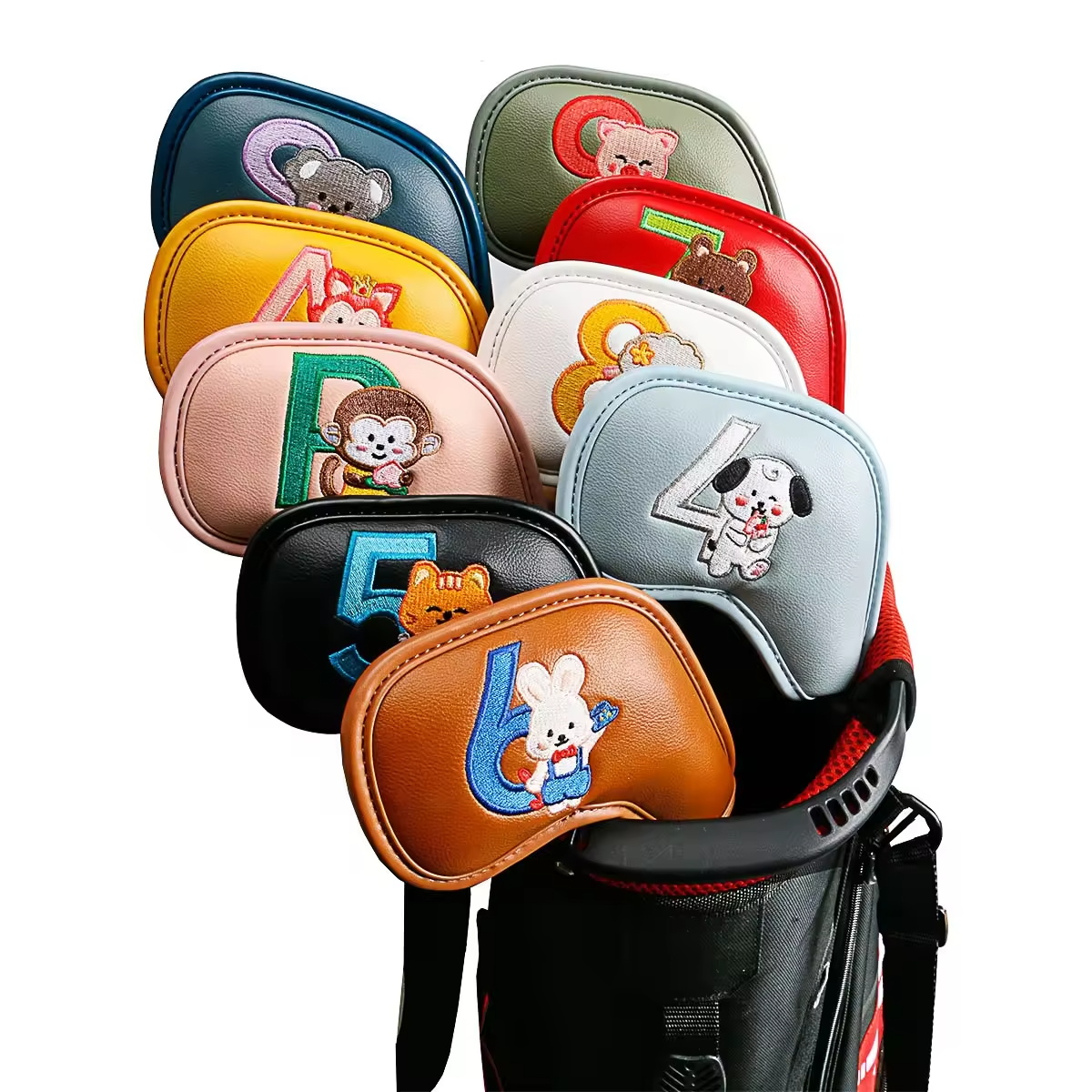 9 stuks schattige cartoon dier - Golf Equipment And Accessories recensie en prijs