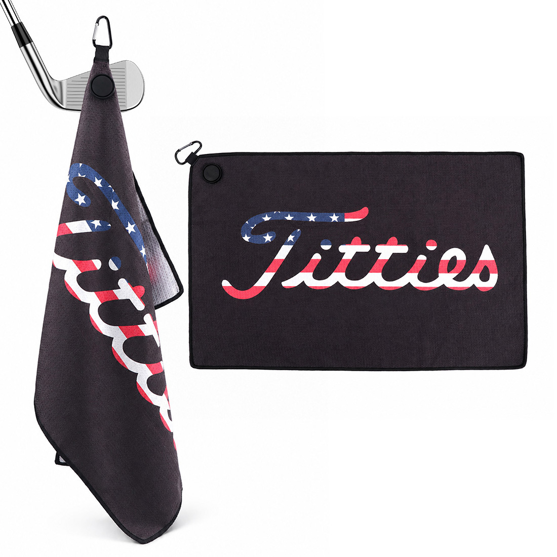 Amerikaanse vlag magnetische g - Golf Towel Waffle recensie en prijs