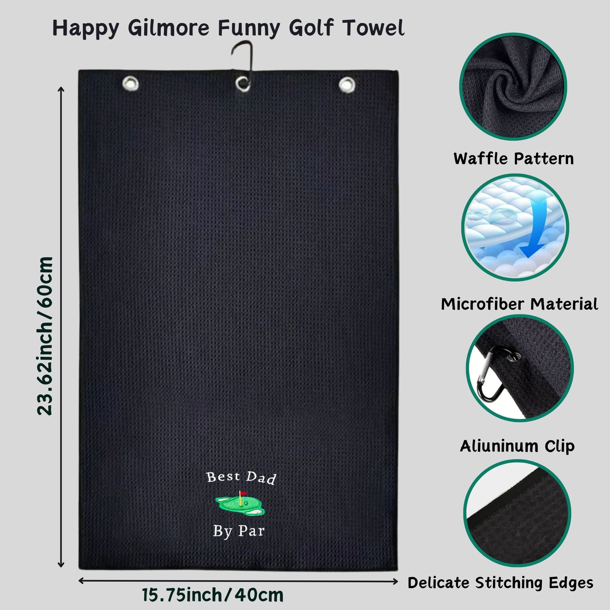 Best Dad Microfiber Premium go - Golf Towel Waffle recensie en prijs